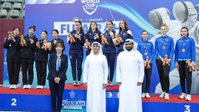 أمريكا وسويسرا تحصدان ذهبيتي الفرق في كأس العالم لسلاح الإيبيه بالفجيرة