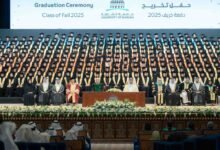سلطان بن أحمد القاسمي يشهد حفل تخريج طالبات درجة البكالوريوس بجامعة الشارقة دفعة فصل الخريف 2025