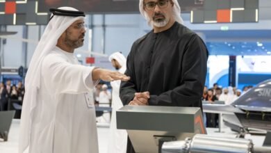 خالد بن محمد بن زايد يزور معرضَي "يومكس" و"سيمتكس" 2026