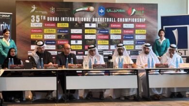 منتخب الإمارات في المجموعة الأولى ببطولة دبي الدولية لكرة السلة الـ35