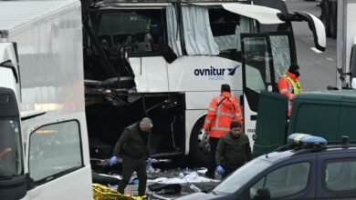 6 قتلى بحوادث سير في فرنسا بسبب الثلوج 4 6 قتلى بحوادث سير في فرنسا بسبب الثلوج