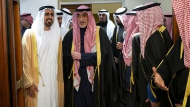 ذياب بن محمد بن زايد يحضر حفل استقبال بمناسبة عقد قران عبدالله فهد الصباح