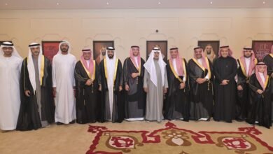 نهيان بن مبارك يحضر أفراح الدريعان والقبيسي في أبوظبي