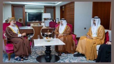 النائب الأول لرئيس المجلس الوطني الاتحادي يلتقي رئيس مجلس الشورى في سلطنة عمان