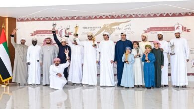 فوز "كحال" و"قمرا"، و"ياس" و"الياه" في كأس رئيس الدولة للصيد بالصقور