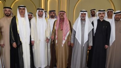 نهيان بن مبارك يحضر أفراح السويدي والمهيري بالشارقة