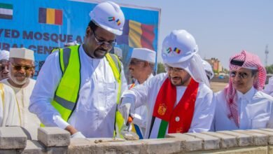 الإمارات وتشاد تضعان حجر الأساس لبناء مسجد الشيخ زايد والمركز الثقافي في أنجمينا