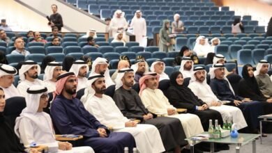 ولي عهد رأس الخيمة يلتقي فريق ألعاب الماسترز أبوظبي 2026