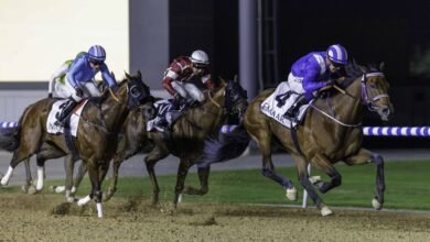 111 خيلا تتنافس في الأمسية الـ"10" لكرنفال سباقات دبي على مضمار "ميدان"