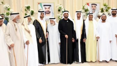 نهيان بن زايد يحضر أفراح ابن نعيف العامري