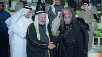 حاكم الشارقة يشهد العرض الأول للملحمة المسرحية "الزير سالم" على مسرح المجاز