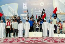 "العديد 30" بطلاً لسباق العالية للبوانيش الشراعية في مهرجان أبوظبي البحري