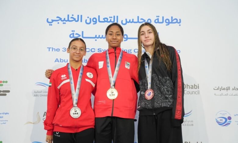 منتخب الإمارات للسباحة يرفع رصيده إلى 67 ميدالية ملونة في البطولة الخليجية بأبوظبي 6 منتخب الإمارات للسباحة يرفع رصيده إلى 67 ميدالية ملونة في البطولة الخليجية بأبوظبي