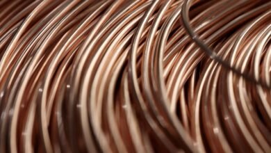 أسعار النحاس ترتفع لمستويات قياسية