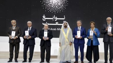 محمد بن راشد يكرّم الفائزين بجائزة "نوابغ العرب" في متحف المستقبل بدبي
