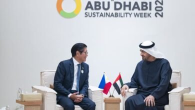 رئيس الدولة والرئيس الفلبيني يبحثان علاقات البلدين على هامش أسبوع أبوظبي للاستدامة