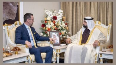 ولي عهد الفجيرة يستقبل سفراء كندا وصربيا وبنغلادش