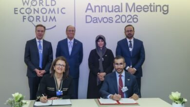 بحضور لطيفة بنت محمد..وزارة الخارجية توقع مذكرة تفاهم مع المنتدى الاقتصادي العالمي لتعزيز التعاون تمهيداً لانعقاد مؤتمر الأمم المتحدة للمياه 2026