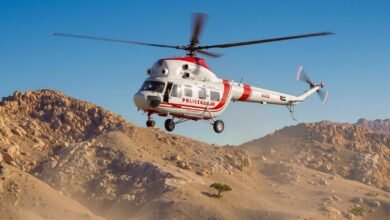 233 طلعة جوية لجناح جو شرطة رأس الخيمة في 2025