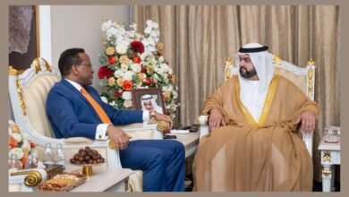 ولي عهد الفجيرة يستقبل سفيري إثيوبيا وسلوفاكيا