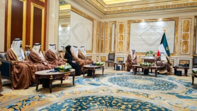 أمير الكويت يستقبل عبدالله بن زايد