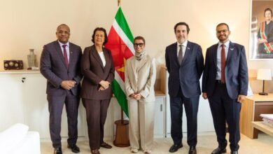 نورة الكعبي تختتم زيارة رسمية إلى سورينام لتعزيز العلاقات الثنائية