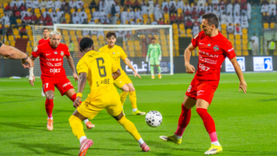 من لقاء الوصل وشباب الأهلي