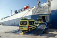 وصول 7 حالات جديدة إلى المستشفى الإماراتي العائم ليبلغ الإجمالي 33 حالة منذ فتح معبر رفح