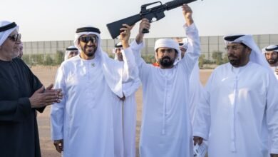 نهيان بن زايد يشهد ختام البطولة السنوية الـ14 للرماية في نادي الريف بأبوظبي