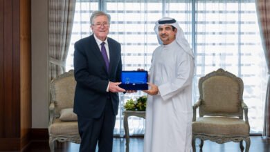 وكيل دائرة القضاء في أبوظبي يستقبل رئيس محاكم مركز دبي المالي العالمي