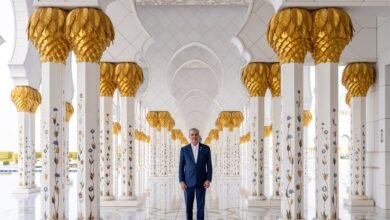 رئيس الدومينيكان يزور جامع الشيخ زايد الكبير في أبوظبي