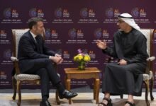 على هامش أعمال قمة تأثير الذكاء الاصطناعي..ولي عهد أبوظبي والرئيس الفرنسي يبحثان آفاق تعزيز التعاون الثنائي