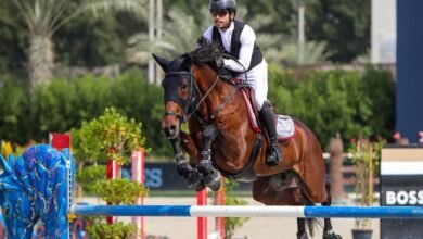 الشيخ خالد القاسمي يحصد لقب الشباب.. وسيطرة إماراتية على جوائز الفئات السنية بـ "دولية الشارقة لقفز الحواجز"