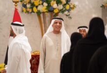 سعود بن صقر يستقبل المهنئين بحلول شهر رمضان المبارك