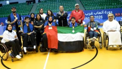 الإمارات تعزز صدارتها لـ "غرب آسيا البارالمبية " بـ48 ميدالية