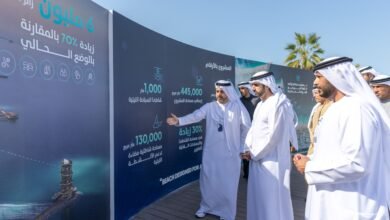 حمدان بن محمد يعتمد مخطط تطوير مشروع شاطئ "أم سقيم"