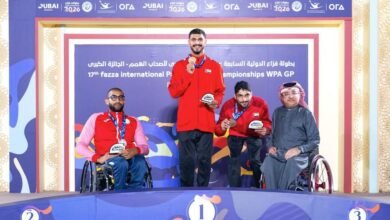 ذهبية وبرونزية للإمارات في بطولة فزاع الدولية لألعاب القوى لأصحاب الهمم