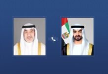 رئيس الدولة يطمئن خلال اتصال هاتفي على صحة فهد اليوسف