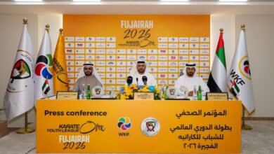 2338 لاعباً ولاعبة يمثلون 93 دولة في الدوري العالمي لشباب الكاراتيه "الفجيرة 2026"