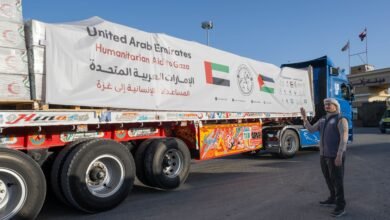 ضمن "الفارس الشهم 3".. قوافل مساعدات إنسانية وطبية إلى غزة تزامنا مع حلول شهر رمضان المبارك 3 ضمن "الفارس الشهم 3".. قوافل مساعدات إنسانية وطبية إلى غزة تزامنا مع حلول شهر رمضان المبارك