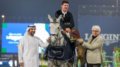 الإيرلندي مايكل أول المتأهلين للجائزة الكبرى في بطولة كأس حاكم الشارقة من فئة الخمس نجوم