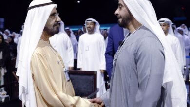 محمد بن راشد يشهد جلسة رئيسية لسيف بن زايد في القمة العالمية للحكومات 2026