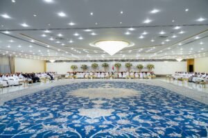 سعود بن صقر يستقبل المهنئين بحلول شهر رمضان المبارك