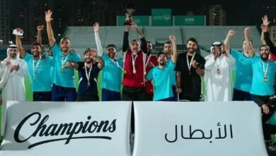 "الطرق والمواصلات" يتأهل إلى البطولة العربية لكرة القدم المصغرة