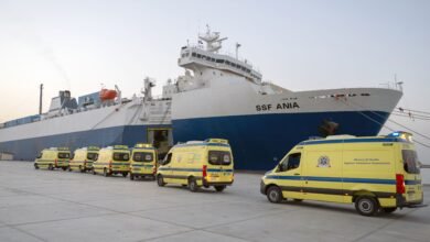 المستشفى الإماراتي العائم يستقبل 6 حالات جديدة من قطاع غزة خلال 24 ساعة ليرتفع الإجمالي إلى 22 حالة في أقل من أسبوع 3 المستشفى الإماراتي العائم يستقبل 6 حالات جديدة من قطاع غزة خلال 24 ساعة ليرتفع الإجمالي إلى 22 حالة في أقل من أسبوع