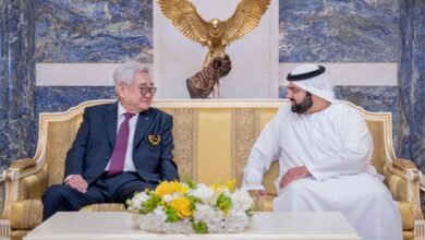 محمد الشرقي يستقبل رئيس الاتحاد الدولي للتايكواندو على هامش بطولات الفجيرة للتايكواندو 2 محمد الشرقي يستقبل رئيس الاتحاد الدولي للتايكواندو على هامش بطولات الفجيرة للتايكواندو