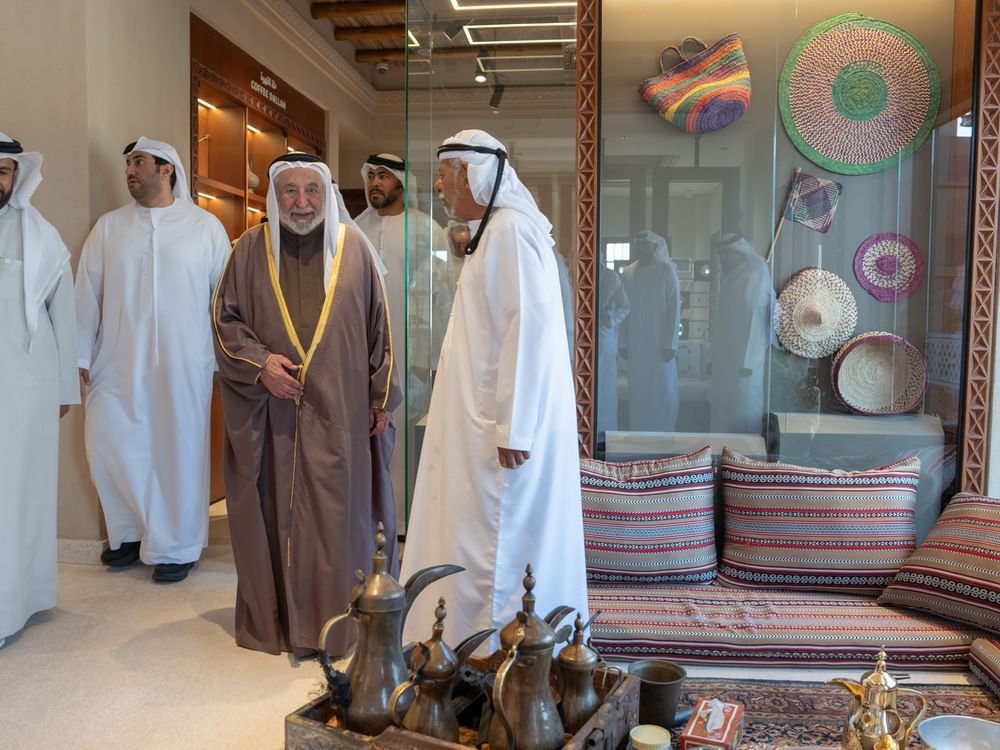 حاكم الشارقة يفتتح سوق فِلي التراثي 1 حاكم الشارقة يفتتح سوق فِلي التراثي