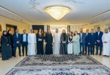 سعود بن صقر يستقبل المهنئين بشهر رمضان المبارك على مأدبة إفطار