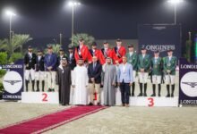 الفريق الألماني بطلاً لكأس الأمم لقفز الحواجز بالشارقة