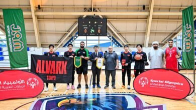 الأولمبياد الخاص الإماراتي يختتم برنامج تعاون مع نادي "ألفارك طوكيو" لكرة السلة 7 الأولمبياد الخاص الإماراتي يختتم برنامج تعاون مع نادي "ألفارك طوكيو" لكرة السلة